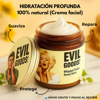 Bálsamo facial EVIL GOODS! de sebo y miel